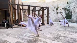 Parte 1 animazione di teatro danza Palazzo Lazzarini ex Istituto Sant’Anna DAI TETTI DEL CONVENTO [upl. by Fang]