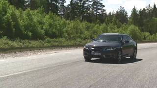 New Saab 95  Handling track [upl. by Aynodal875]