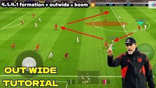 Out Wide Playstyle Guide Dominate eFootball Mobile with the Ultimate Formation in eFOOTBALL [upl. by Tanhya156]