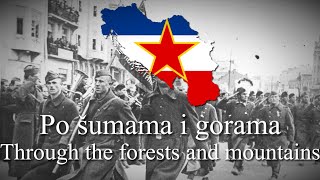 quotPo šumama i goramaquot Through the forests and mountains  Yugoslavian Communist Song [upl. by Ssidnak]