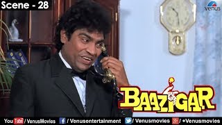 Johnny Lever on the phone Baazigar [upl. by Hooge]