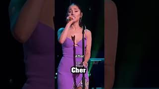 🎤Ariana Grande Part 3🎤Vocal Impressions of Britney Spears Cher and Celine Dion🎤😍 shorts power [upl. by Yetty386]