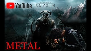 SKYRIM METAL THEME  quotDragonbornquot METAL COVER [upl. by Sonia871]