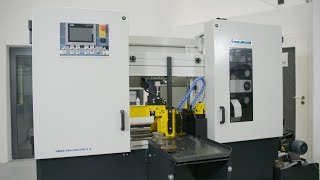 METALLKRAFT  HMBS 300x300 CNC X ZweiSäulenHorizontalMetallbandsäge [upl. by Ainar878]