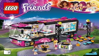 LEGO instructions  LEGO Friends  41106  Pop Star Tour Bus Book 2 [upl. by Alomeda]