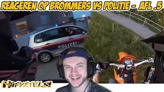 REAGEREN OP Brommer VS Politie Achtervolging 5 Zieke Ontsnapping [upl. by Milena]