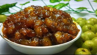 আমলকির টক ঝাল মিষ্টি আচার  Amla Pickle  Amloki Achar Recipe  Gooseberry Pickle Recipe [upl. by Mena738]