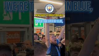 MCFC NEW Chant “THE BOYS IN BLUE” At Brighton Away [upl. by Siffre]