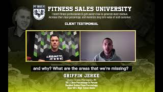 Fit Sales U Championship Testimonial w Griffin Jerke of Legacy Fitness [upl. by Vanny]