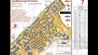 LEI  BOF JK2024 International Orienteering Festival Day 1 Sprint Loughborough University 29 March [upl. by Jalbert108]