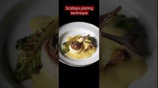 Fine dining SCALLOPS PLATING techniques [upl. by Whittaker247]