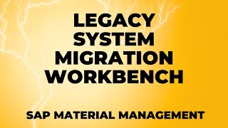 LSMW  Legacy System Migration Workbench in SAP  Learners territory [upl. by Eneleoj59]