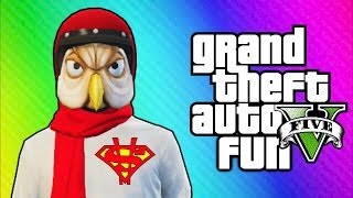 GTA 5 Online Funny Moments  Helmet Glitch Superman Truck Jet Challenge Fails [upl. by Chloe851]