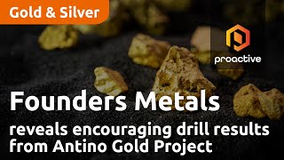 Founders Metals announces encouraging drill results from Antino Gold Project in Suriname [upl. by Columbyne]