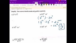 Exponents rules review and exponential expressions [upl. by Samtsirhc]