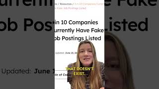 Why are companies posting fake jobs jobsearch podcast [upl. by Lleret]