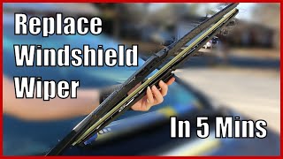 Windshield Wiper Blades Replacement in 5 Mins J Hook [upl. by Garzon724]