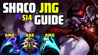 SHACO JUNGLE IS HERE SEASON 14 SHACO JUNGLE TIPS [upl. by Nosro]