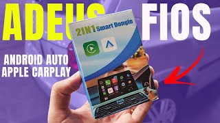 Adaptador Android Auto e Apple Carplay SEM FIO  Ficou muito bom  adeus fio pulse dongle carro [upl. by Zoltai849]