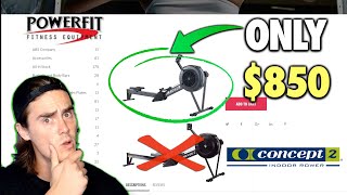 This Rower COPIED Concept 2  Worth It PowerFit Rower Review [upl. by Poppy]