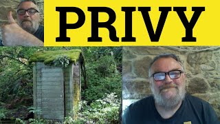 🔵 Privy Meaning  Privy To Examples  Privy Definition  C2 Vocabulary [upl. by Garrison457]