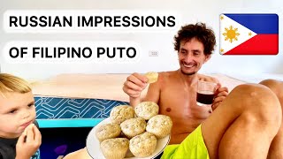 Friends Care Filipino Puto in My Healthy Version and Russian Impressions 🇵🇭 [upl. by Aehcsrop]