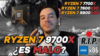 ¿Ryzen 7 9700X ¡Comparacion Con 7700X  7800X3D 5800X3D Core i5 14600K [upl. by Brita]