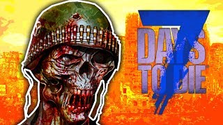 MILITARY BOSS FIGHT 7 Days To Die  War of the Walkers ModEp2 [upl. by Hendon]