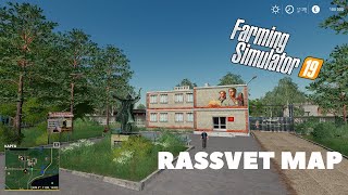 FS19 Mods RASSVET MAP [upl. by Nelleyram256]