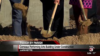 Groundbreaking held for Comeaux Highs new Arts Academy building [upl. by Ariik]