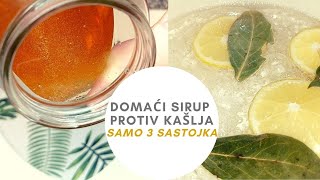 Očistite pluća i zaustavite kašalj  Domaći sirup od samo 3 sastojka [upl. by Akimert]