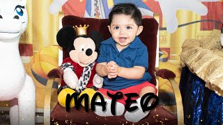 Festa de 1 ano do Mateo  Mickey Realeza [upl. by Aniham]