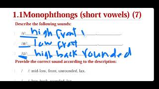 Phonetics Chapter 4  Vowels Diphthongs amp Triphthongs [upl. by Eahs]