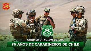 96 años de Carabineros de Chile [upl. by Calvert]