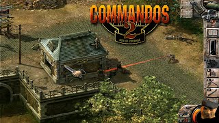 COMMANDOS 2 Men of Courage  Training Camp 2  full gameplay walkthrough with commentary HD [upl. by Suirtimed944]