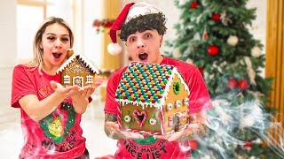 MAKING GINGERBREAD HOUSES ZOOTED HILARIOUS Vlogmas Day 4 [upl. by Haneen]