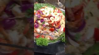 Best taste fry rice seafoodawesome chickenbeef fishseafood deliciousfoodenjoyfoodeatingeating [upl. by Cirred]