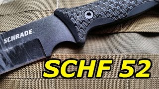 Schrade SCHF52 Full Product Review [upl. by Marj781]