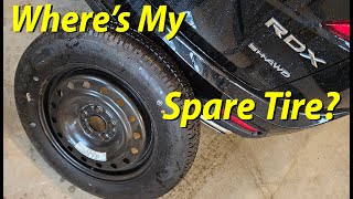 Wheres My Spare Tire ACURA RDX Spare Tire Location amp Removal [upl. by Fabrianna456]