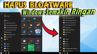 Cara Hapus Bloatware  Aplikasi Bawaan di Windows 1011 dan Cara mengembalikannya [upl. by Tattan183]