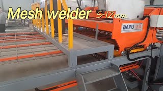 mesh welder for reinforcing mesh 512mm [upl. by Elmo532]