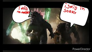 if kaiju could talk in godzilla x kong trailer [upl. by Ridgley]