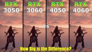 RTX 3050 vs RTX 3060 vs RTX 4050 vs RTX 4060  Gaming Test  How Big is the Difference [upl. by Nylzor201]