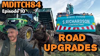 Road Upgrades Kobelco SK21011 Rototilt R6 Ep10 [upl. by Lednor718]