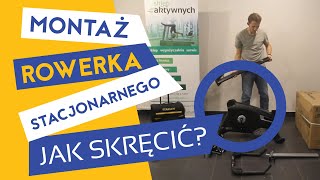 Montaż rowerka stacjonarnego  rower treningowy jak skręcić [upl. by Guido87]