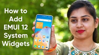 Huawei EMUI 12 System Widgets [upl. by Belac]