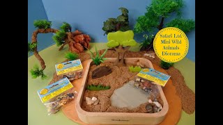 Safari Ltd Mini Wild Animal Small World Diorama  Learn Animal Names [upl. by Joella]