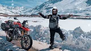 FROZEN SPITI VALLEY IN WINTERS  ROAD TO KAZA  20 Degree [upl. by Ule]