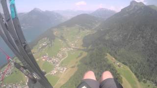 Gleitschirmflug von Niederbauen nach Emmetten [upl. by Cletis]