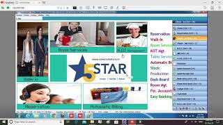 5 Star Hotel Management Software  Hotel Software  Restaurant Software [upl. by Ilecara]